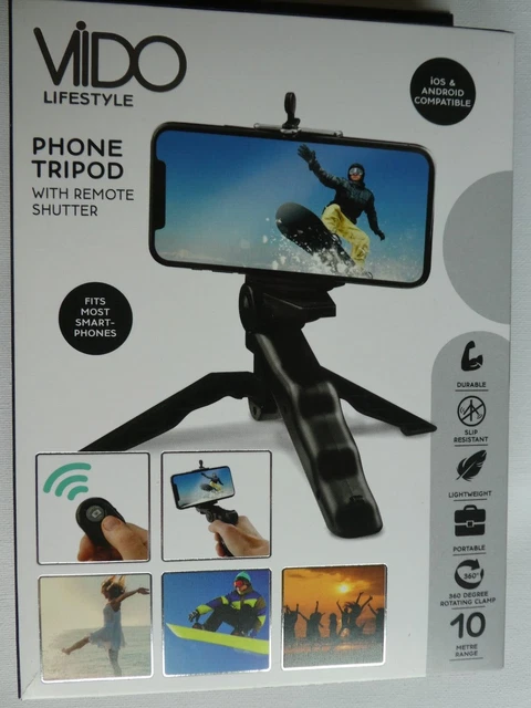 Viido VIIDO LIFESTYLE PHONE Tripod With Remote Shutter BNWB £9.50 - PicClick UK