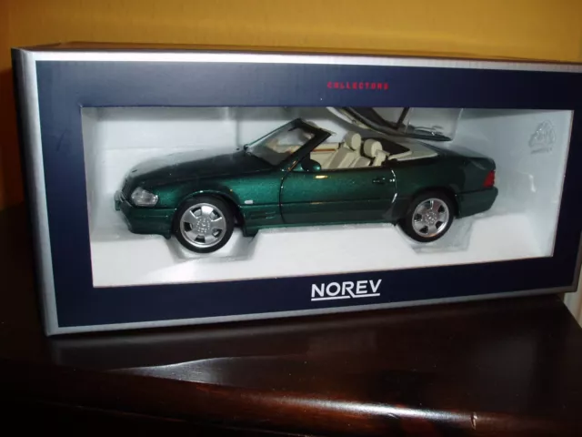 Mercedes-Benz SL 500 (R 129), 1999, grünmet., 1:18, NOREV, 183753, OVP