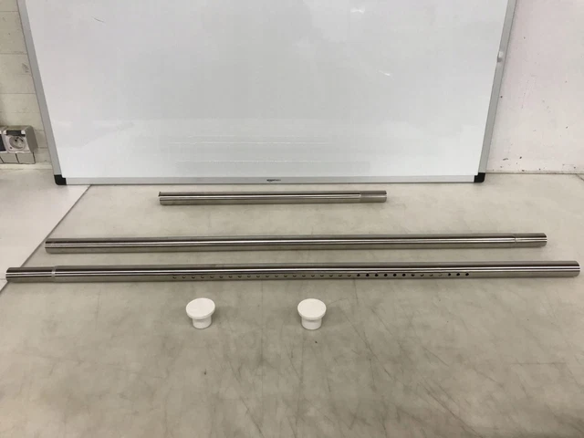 Barra telescópica de acero inoxidable MEISENBERG sin taladrar 260-310 cm, Ø 32 mm