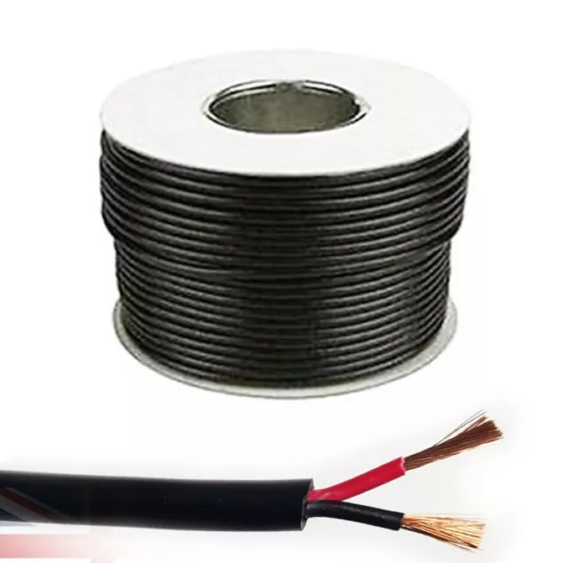 Round Twin 2 Core Cable 12V 24V Thin Wall Wire For 11A 14A 16.5A 21A 25A 29A