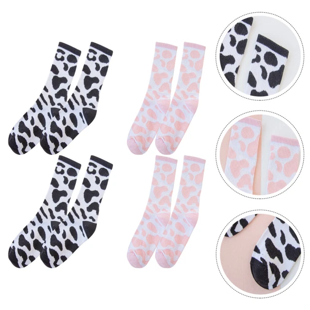 4 Pairs Cotton Socks Chaussette Confortable Chaussettes Pour Bas De Noël Pour Ad