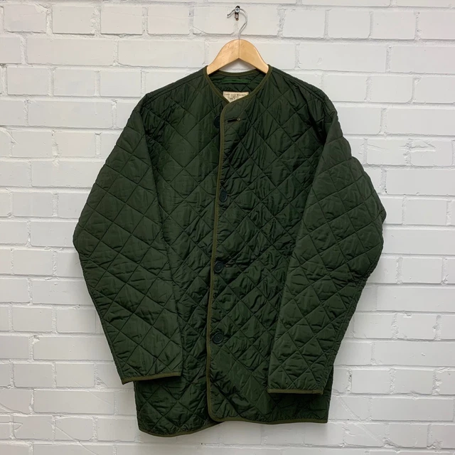 FALKLANDS ERA OLIVE GREEN QUILTED COLD WEATHER LINER JACKET Size 4