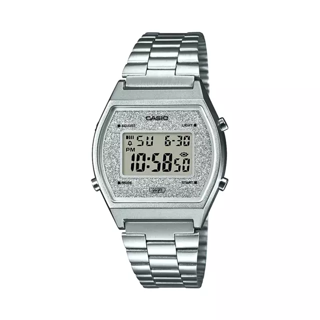 Casio B640Wdg-7Adf Orologio Donna Acciaio Digitale Glitter Sottocosto