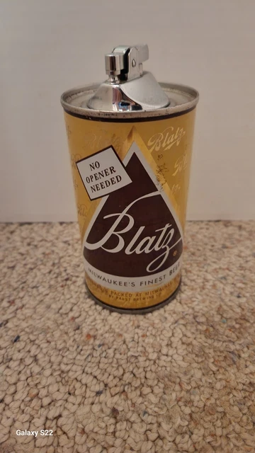 Vintage 1952 Blatz Beer Can Lighter!