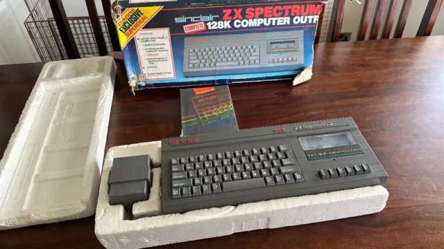 Sinclair ZX Spectrum Plus +2  Computer 128K Boxed With Manual & Games