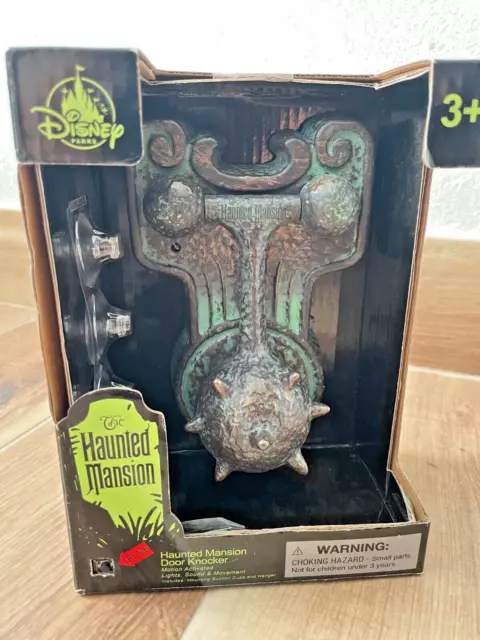 The Haunted Mansion Door Knocker Lights, Sound, Motion Activated Disney Park