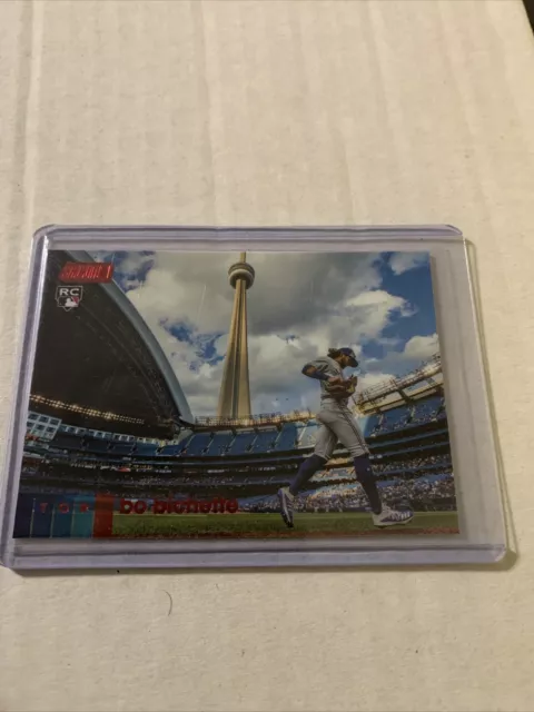 2020 #112 Bo Bichette Topps Stadium Club Baseball Red Parallel RC Blue Jays Rare