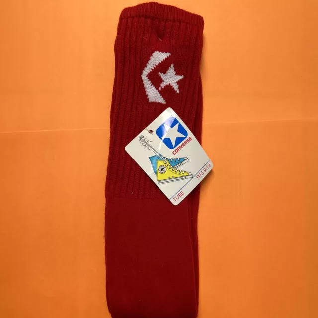 Vintage Red Converse Tube Socks