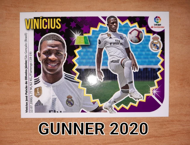 ☆ VINÍCIUS REAL Madrid, Fichaje nº 15 Panini LaLiga Santander