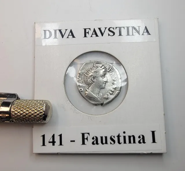 Faustina I Denarius RIC III Antoninus Pius 344 DIVA FAVSTINA AETERNITAS