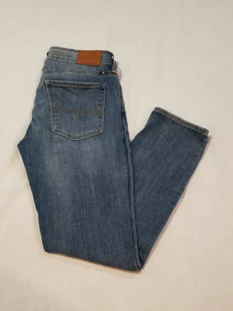 Lucky Brand Jeans Womens Size 2/26 Blue Light Wash Denim Lolita Capri Waist 28"