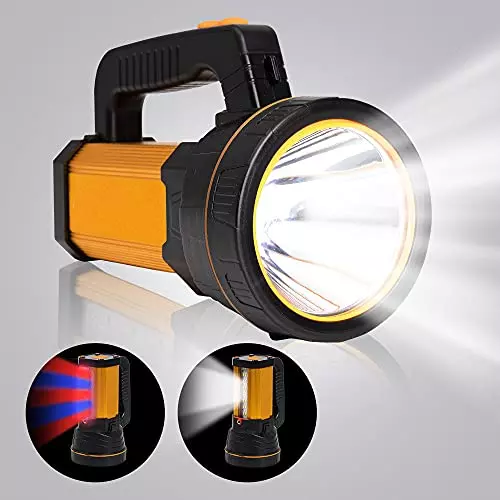 MAYTHANK Super Bright Led Torch Light Flashlight Lantern USB Rechargeable Large