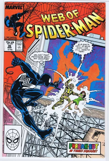 Web of Spider-Man #36 - Marvel Comics - 1987 - 1st Tombstone