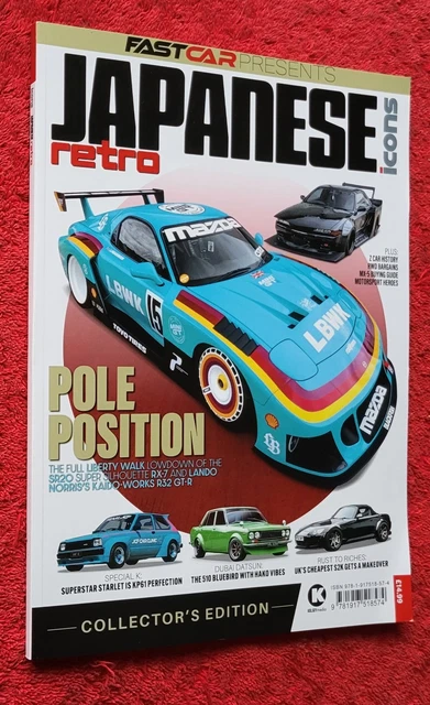 FAST CAR MAGAZINE Japanese Retro Icons Collector's Edition 2025 BRAND ...