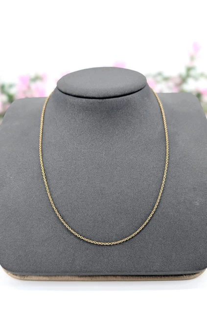 Collier chaîne forçat motifs ovales effet martelé plaqué or SO OR