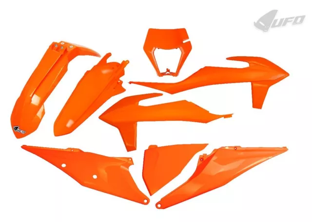 UFO Kit Plastiche Completo con portafaro Ktm EXC-F 350 2020 > 2023 arancio 127