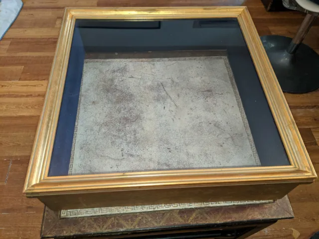Gorgeous Vtg 17" by 17" by 5" Gold Gilt Wood Shadow Box Deep Frame