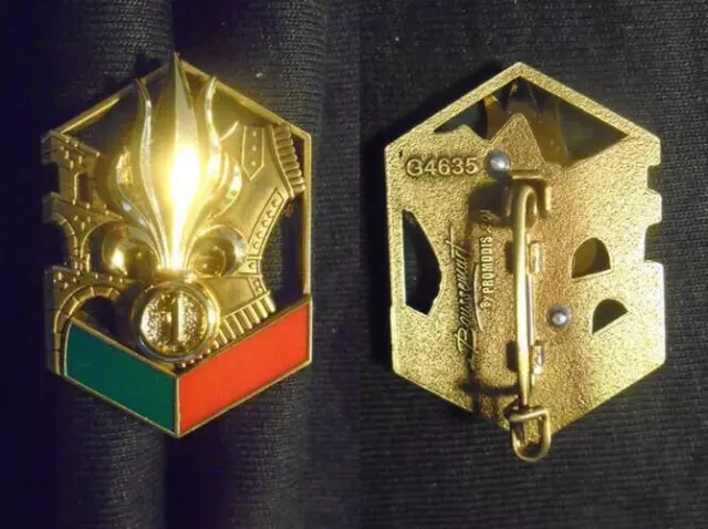 Insigne Militaire – Légion - 1° Régiment Étranger De Génie - Boussemart - G 4635