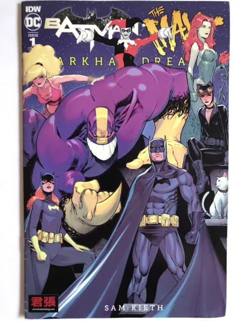 IDW DC Comics #1 Batman The Maxx Arkham Dreams Variant Cover Sajad Shah Sketch