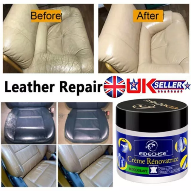 2x Leather Repair Filler Cream Kit Restore Car Seat Sofa Scratch Scuffs  Hole Rip