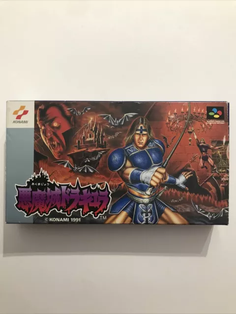 Akumajo Dracula Super Castlevania IV Nintendo Super Famicom SFC Japan