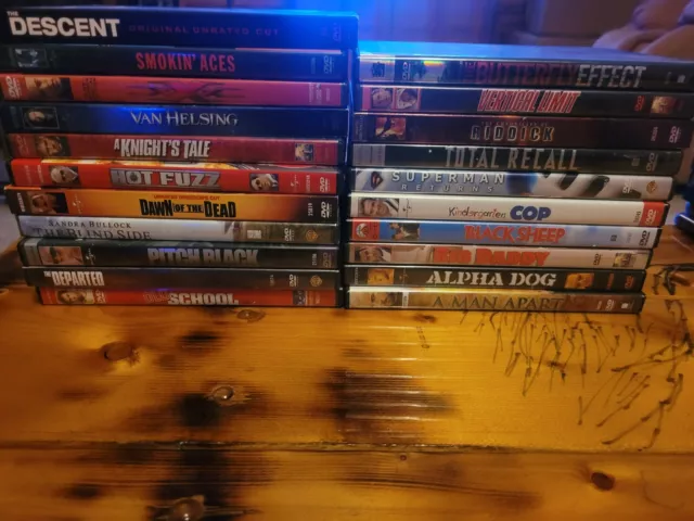 HUGE Lot of 48 DVDS (Bonus Digital Copies) Marvel Disney DC Comics PIXAR