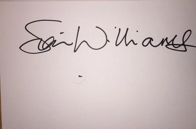 Sian Williams Signed 6X4 White Card Tv Autograph Bbc Presenter & Journalist