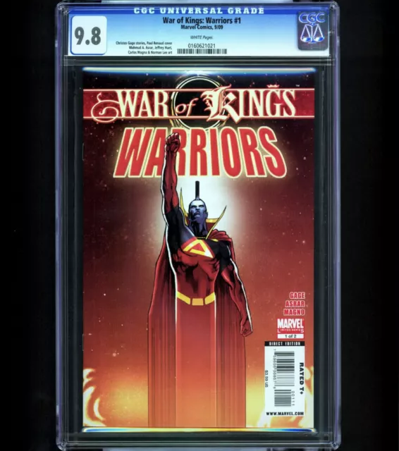 War of Kings Warriors #1 CGC 9.8 RARE Gladiator 1 of 3 Shi'ar Imperial Guard NM