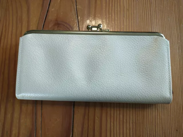 LADY BUXTON VINTAGE Mid-Century Beige French Clutch Wallet Purse $33.95 ...