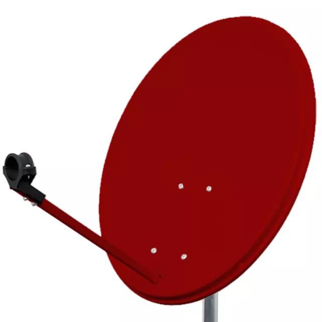 60 cm Sat Satelliten Schüssel Spiegel Anlage Stahl Antenne 4K UHD HD digital r