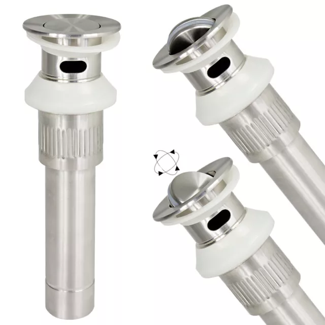 Acero Inoxidable Pop Up Desagüe Clic Clac Baño Cocina Fregader Sanlingo