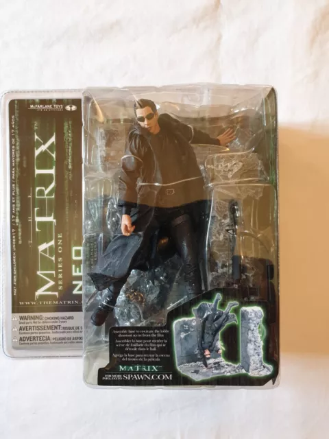 McFarlane Toys The Matrix  Series 1  Neo Lobby Scene Action Figure