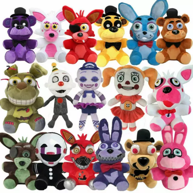 HOT FNAF Five Nights at Freddy's Plushie Plush Toys Bear Foxy Bonnie Chica Doll