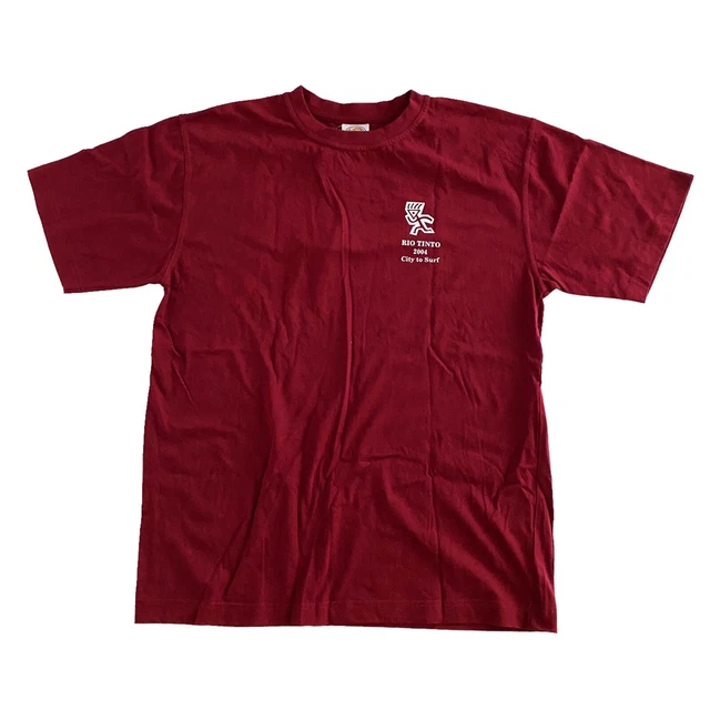 VINTAGE RIO TINTO 2004 City to Surf Mens TShirt Perth Running Medium