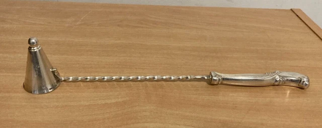 Vintage Wallace Sterling Candle Snuffer - Rope Twist Decorative Handle