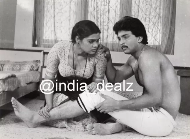 Bollywood Acteur Silk Smitha Photo Noir Blanc Photographie 4x6 pouces...