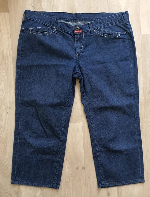 Jeans a pedale denim blu GUESS USA donna/donna taglia 32 UK