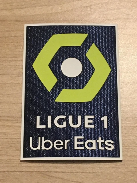 Patch/Badge Thermocollant Ligue 1 2024/25 + 1 Équipe - Silicone 3D, 8.5x5.5 Cm
