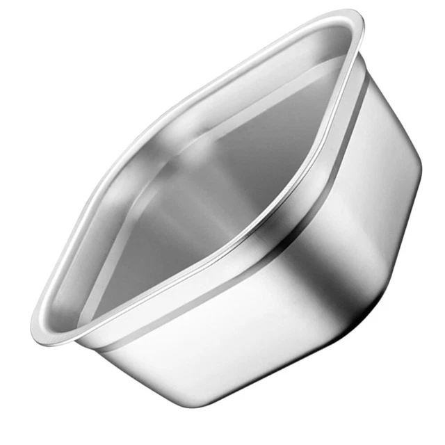 VEGETABLE WASHING BASIN Stainless Canteen Large Fruit Bowls Dish Square