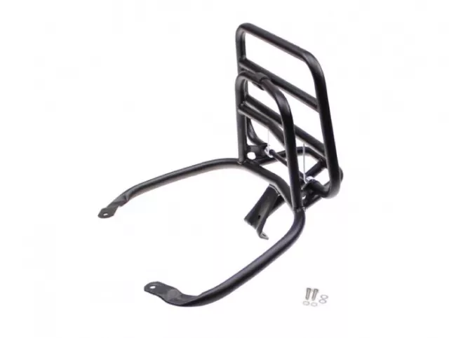 Gepäckträger Klappbar Hinten Schwarz Matt für Vespa Primavera Sprint 50 125 150