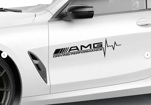 Decorazione Auto Adesivo Emblema AMG – Decalcomania Per Auto, Logo Volante, Finitura Lucida, Per Personalizzazione Adesivo AMG - Foto 2