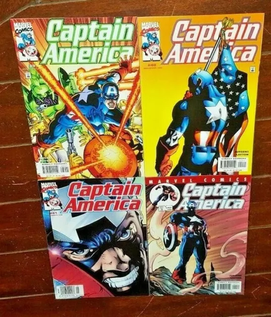 Captain America #39 thru #42, (Marvel, 2001): Free Shipping!