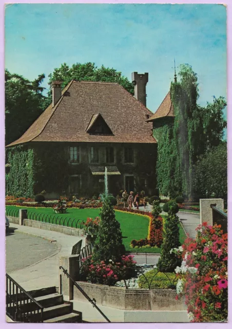 (CPM) THONON LES BAINS - Jardins et Château Sonnaz, 15 X 10.4, 3181 SECA, 70's