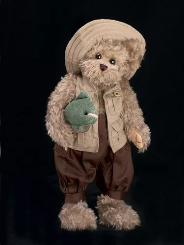 Mack & Earl Bearington Bear, Fishing Teddy Bear, Teddy Bear
