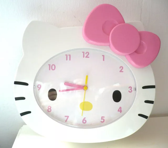 Orologio Da Muro Parete Hello Kitty Sanrio 2009 Con Omaggio Borsellino