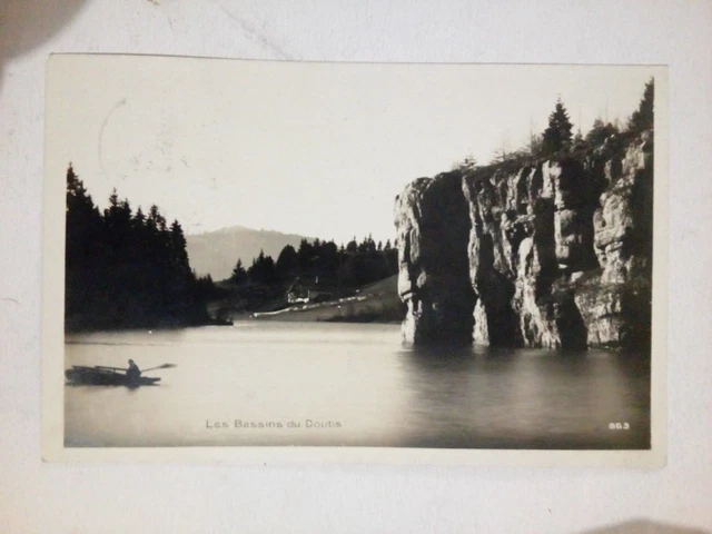 Cpa cpsm 25 les bassins du doubs  édition perrochet matile