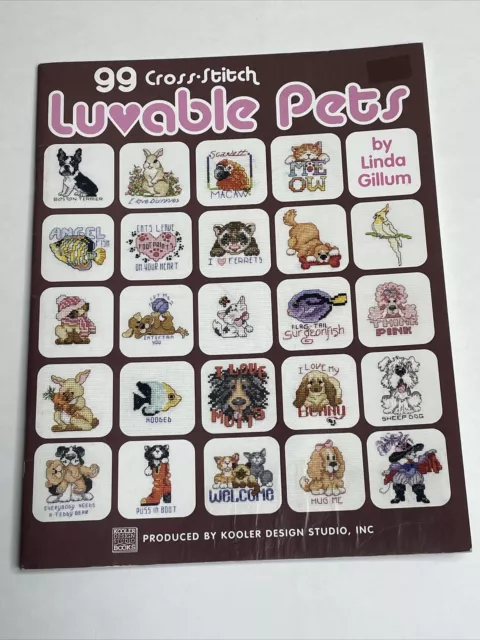 Kooler 99 Luvable Pets by Linda Gillum Cross Stitch Pattern