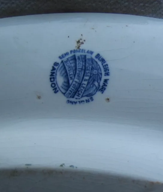 Burleigh Ware, Sandon, very large serving plate, 45 x 37cm, semi-porcelain 2