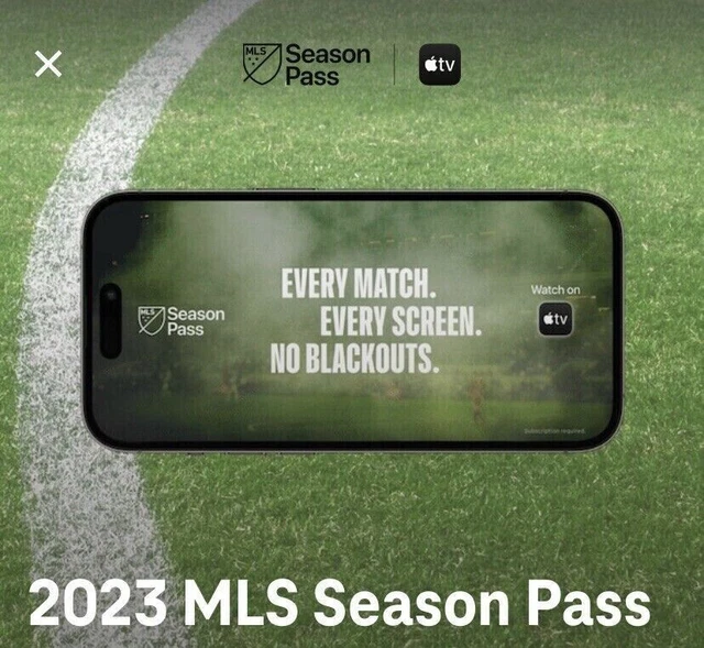 MLS Season Pass 2023 Apple TV $99 Value - Code redeemable FAST delivery