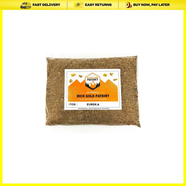 Goldn Gold Paydirt Eureka Panning Pay Dirt Bag â€“ Gold Prospecting Concentrate